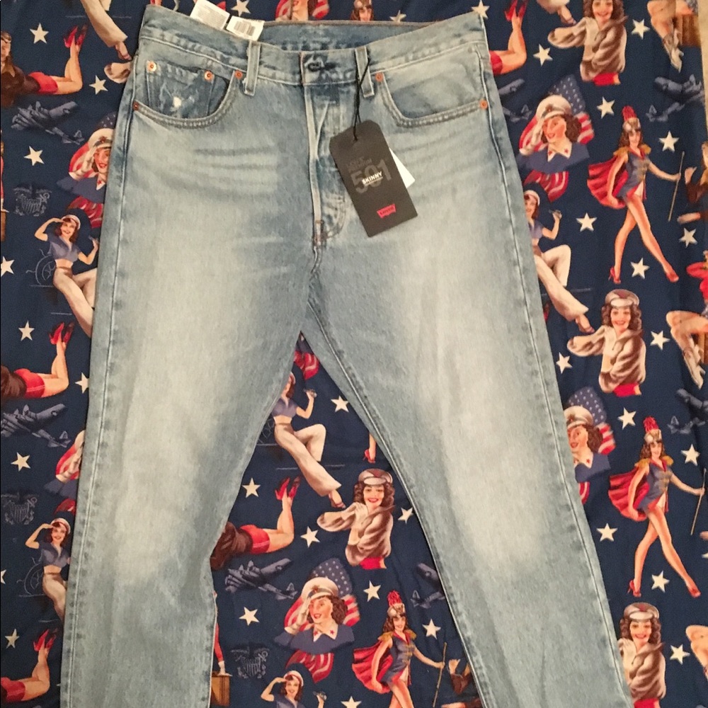 Brand new Levi’s 501 Skinny jeans—Classic.